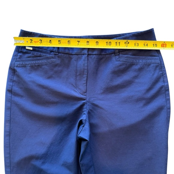 White House Black Market The Slim Ankle Navy Blue Women’s Size 4 - Picture 8 of 9